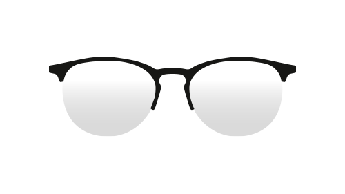 Halbrand-Brille