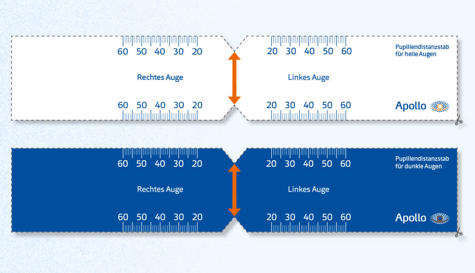 Pupillendistanz Bedeutung und Messung vom PDWert Apollo
