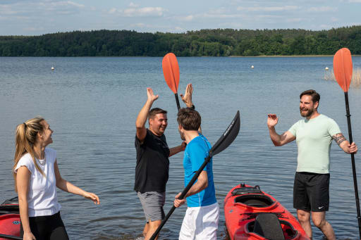 BEECH Resort Plauer See Kajak Freunde