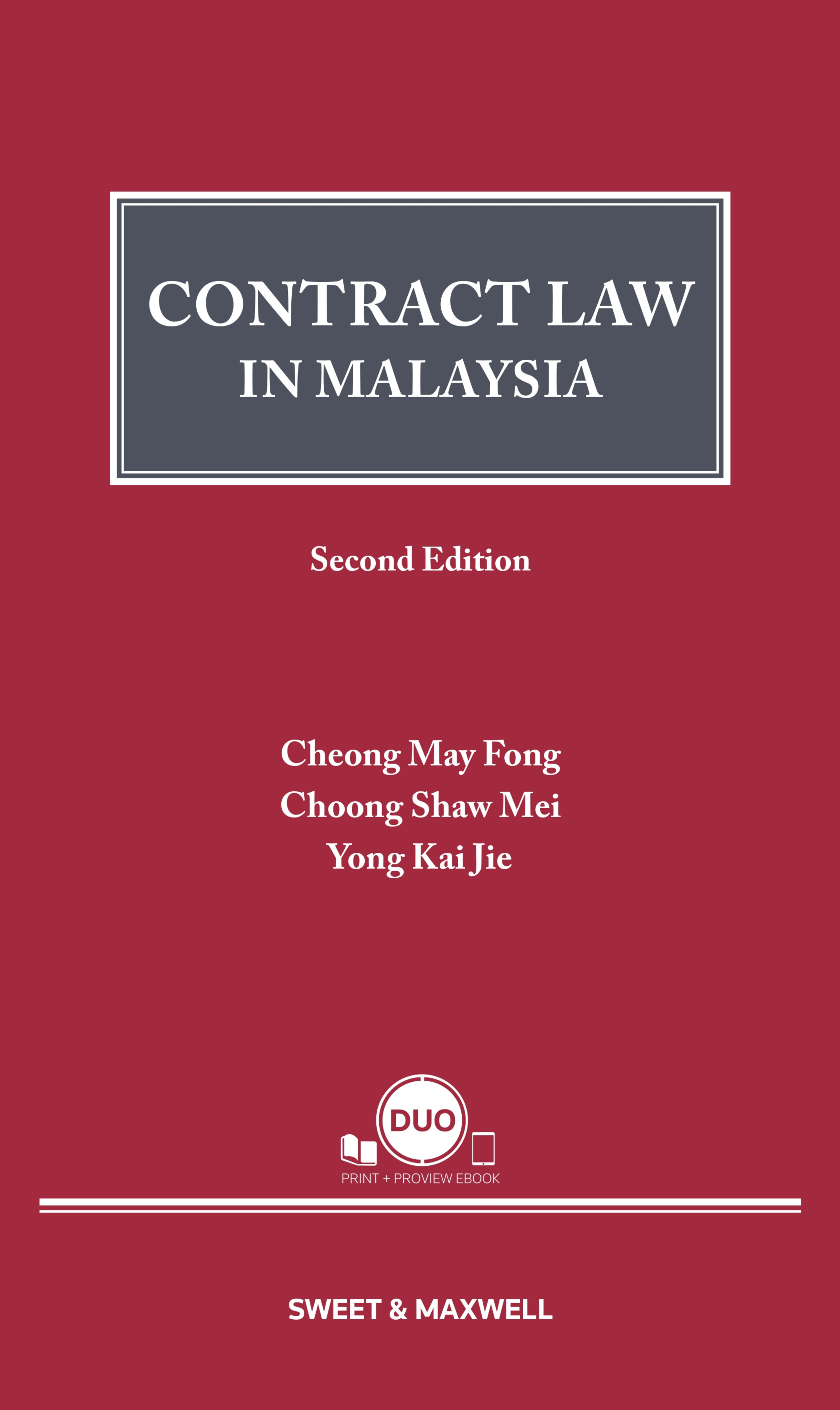 Contract Law in Malaysia, 2nd Edition