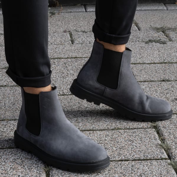 Komfortstiefel im Winter fuer Herren