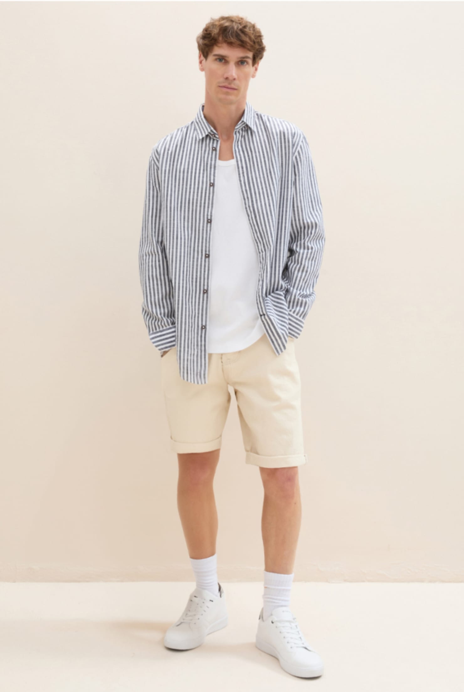 Maglione Uomo Tom Tailor - Lana Screziata, Collo Tondo, Vestibilità Regular (Taglie S-3XL) - 3