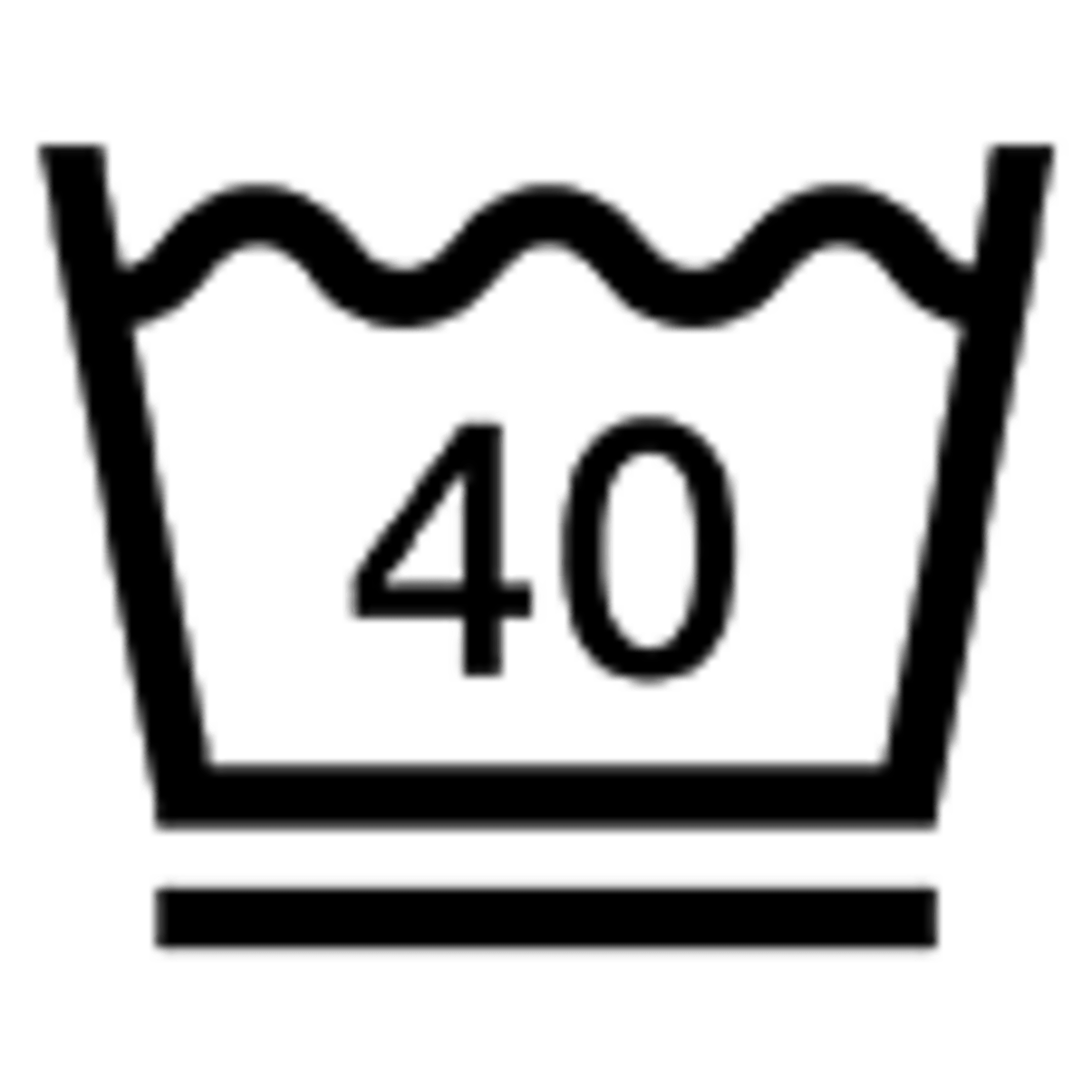 40°C mild wash
