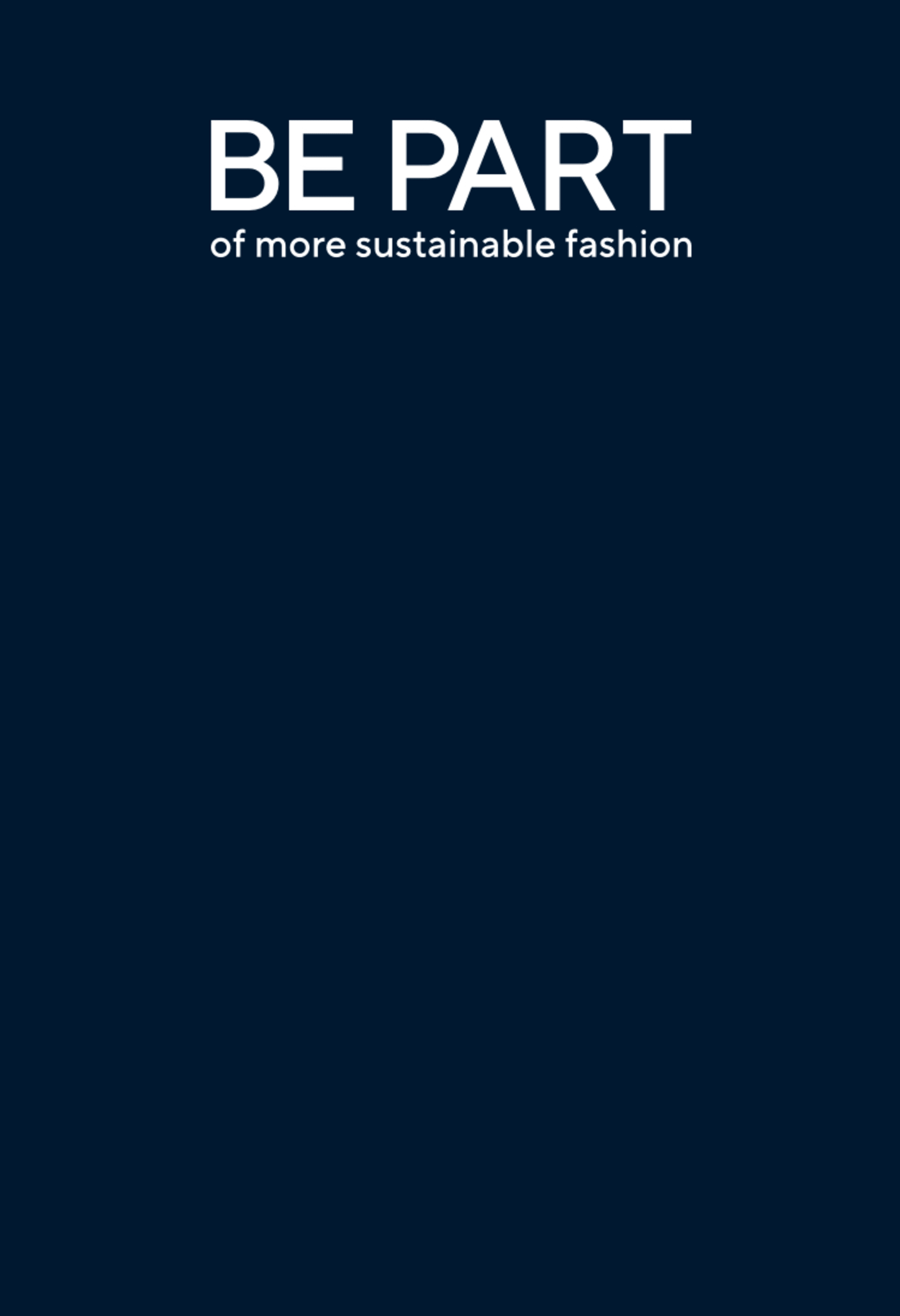 Our REPREVE® Our Ocean® jackets reflect our BE PART vision. It is our goal to shape a more sustainable future together. With innovative materials. With collaborations. With the community.