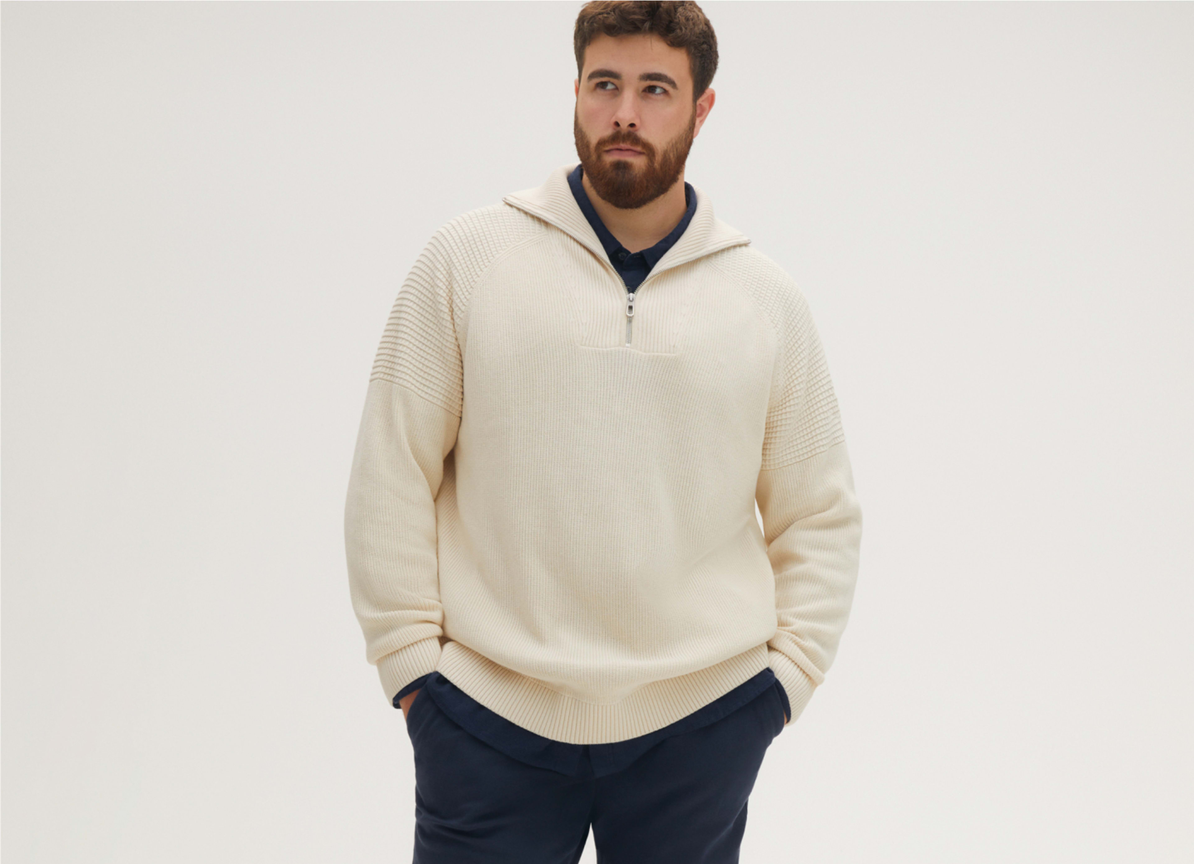 TOM TAILOR Maglione Basic Plus Size con Logo Ricamato, Uomo | FindTheDeal
