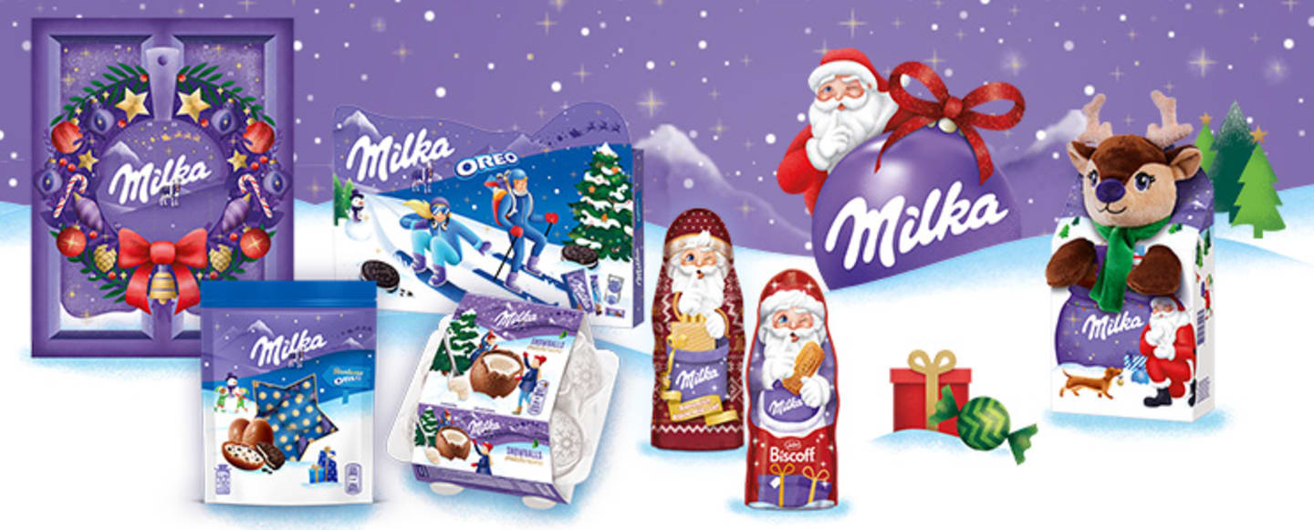 Słodycze świąteczne Milka