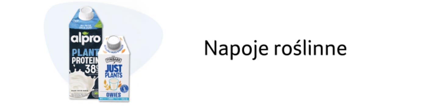 Napoje roślinne i mleka roślinne - sojowe, kokosowe, migdałowe i wiele więcej