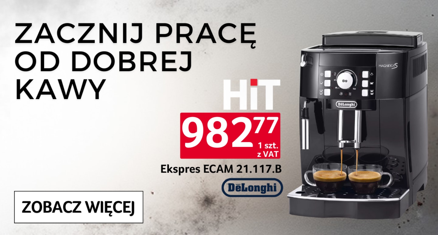 ekspres delonghi ecam 21.117.B w promocji | Selgros24