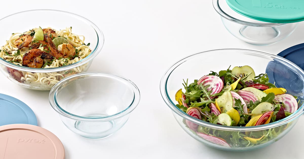 Pyrex 2.6L big salad bowls for oven