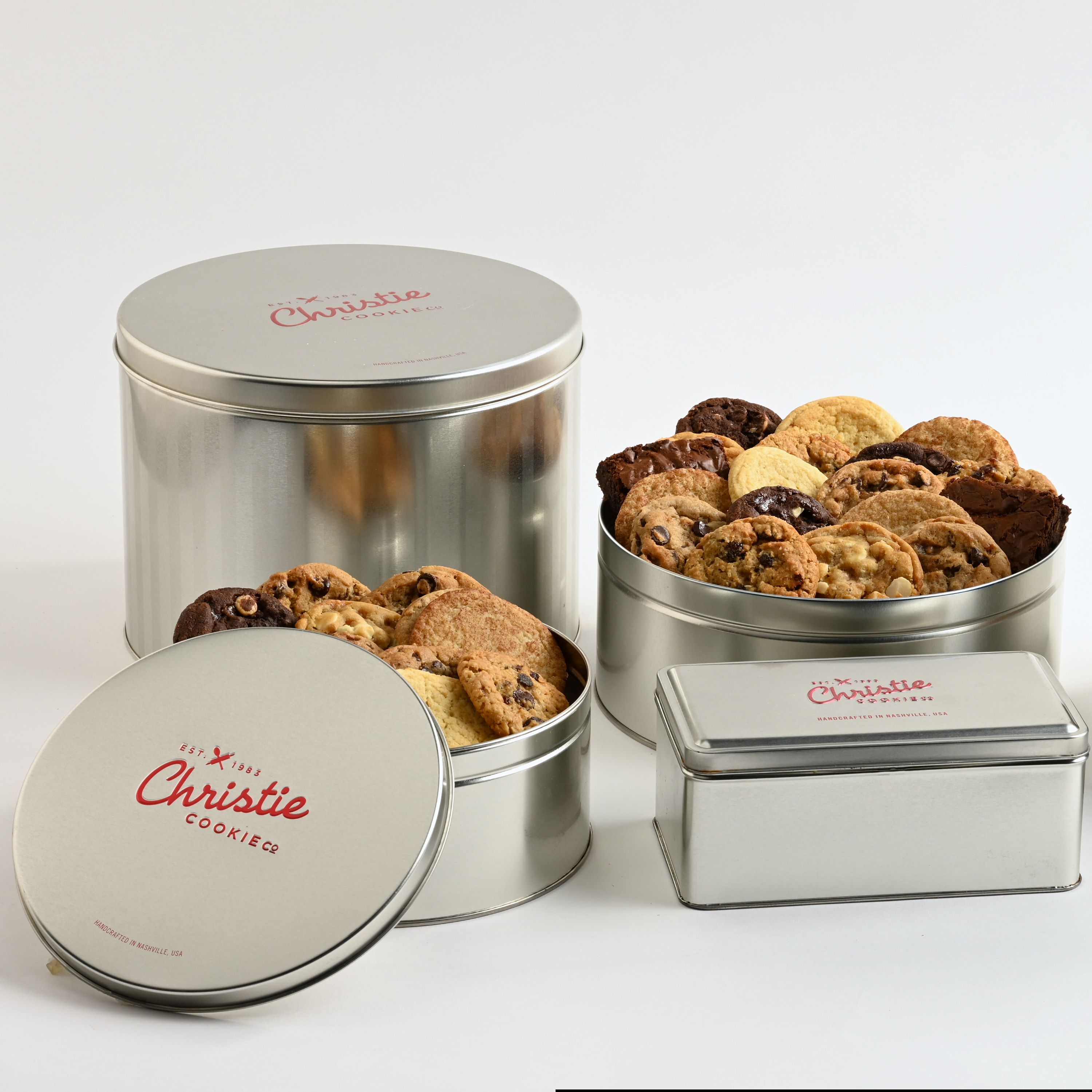 Customize your tin boxes.  Classic cookies, Cookie tins, Cookie gift box