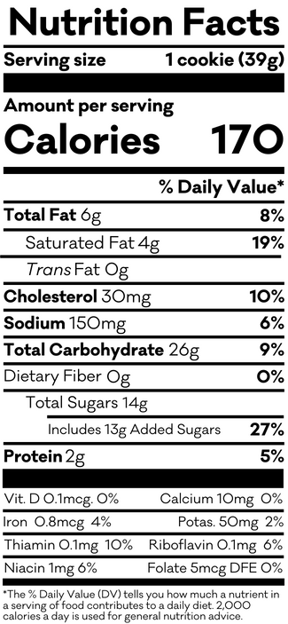 Snickerdoodle Cookies Nutritional Information Ingredients The 