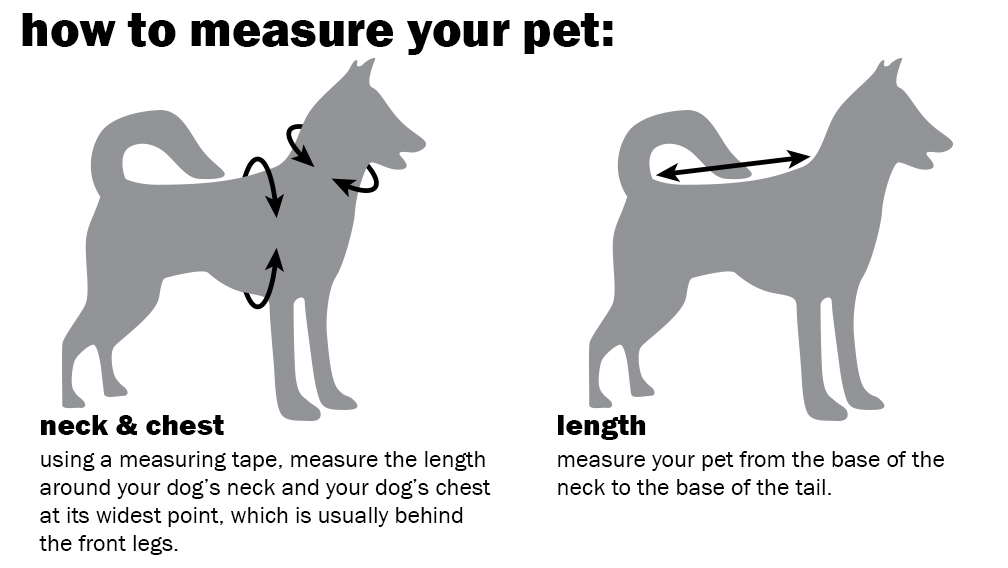 Clothing Size Chart: Juniors, Young Men's, Pets