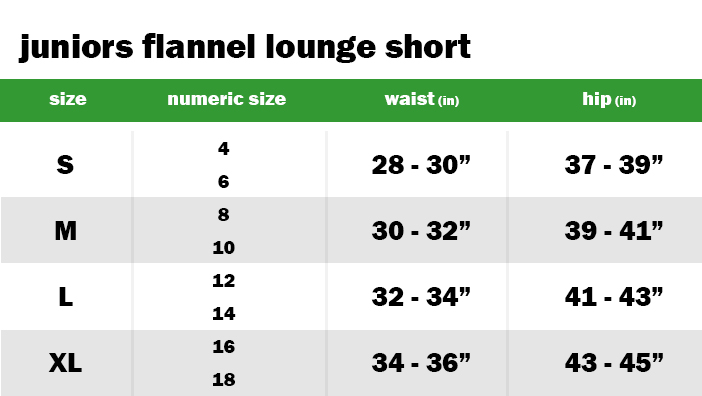 Size Chart US