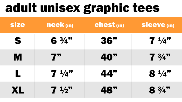 Clothing Size Chart: Juniors, Young Men's, Pets