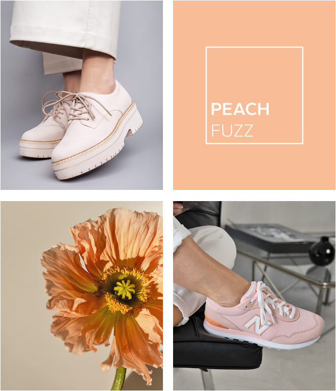 Schuhe in Peach Fuzz