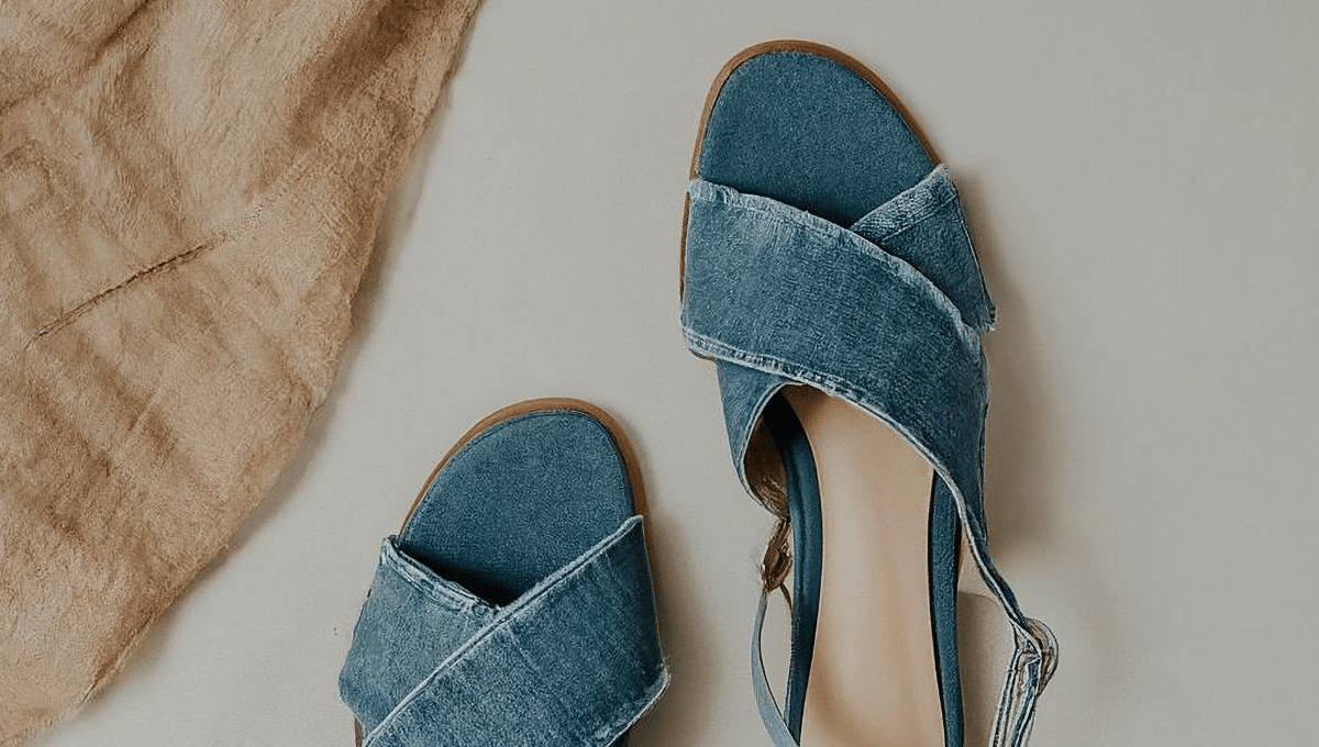 Jeans-Sandalen
