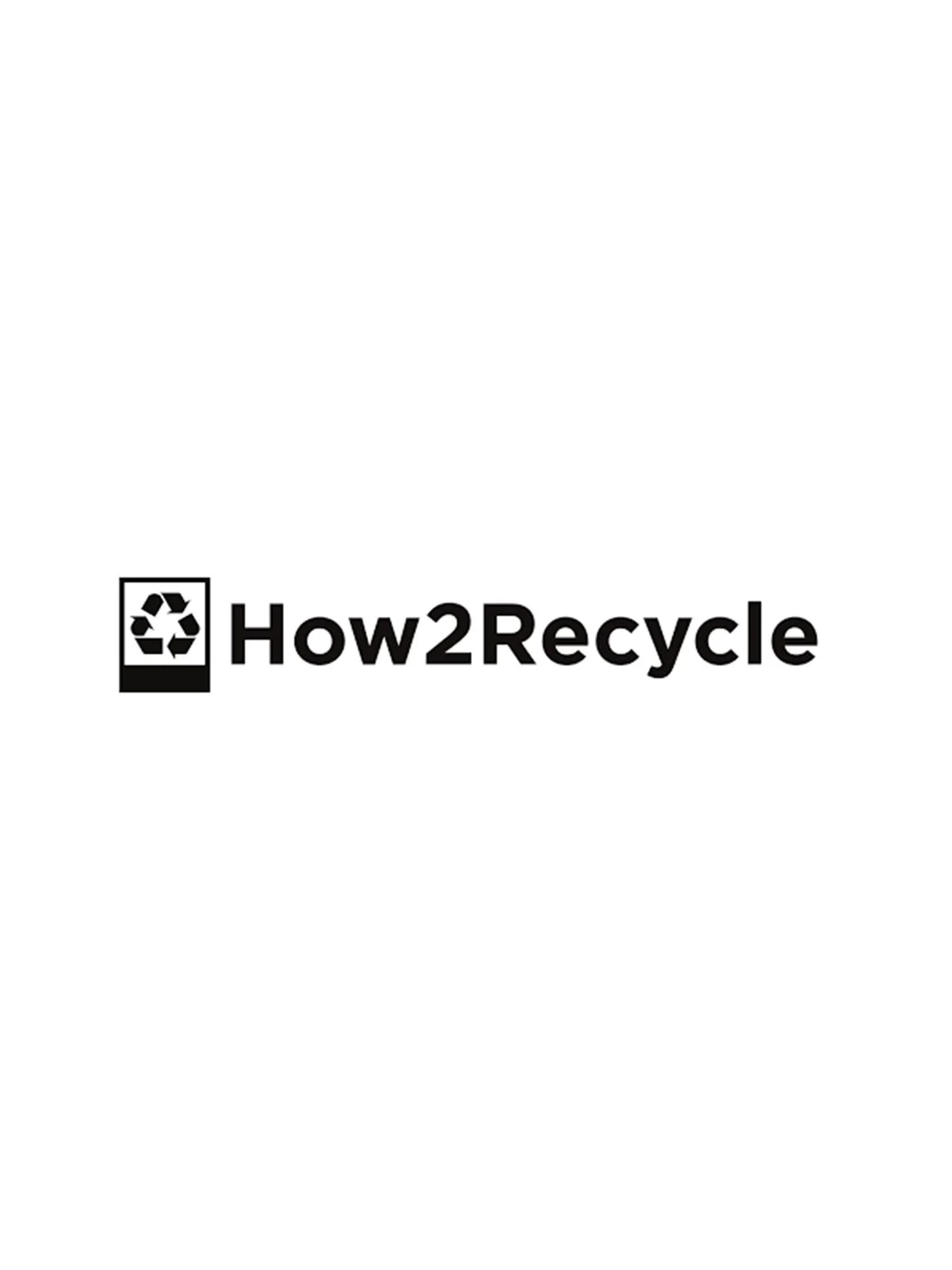 How 2 recycle logo