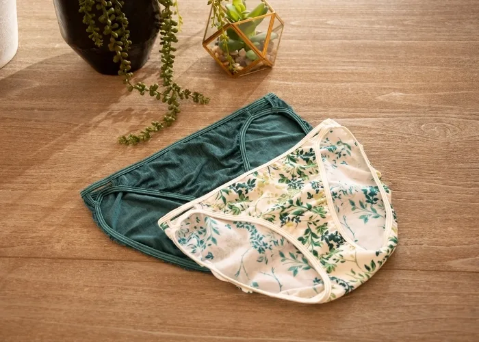 illumination string bikini panties in a drawer