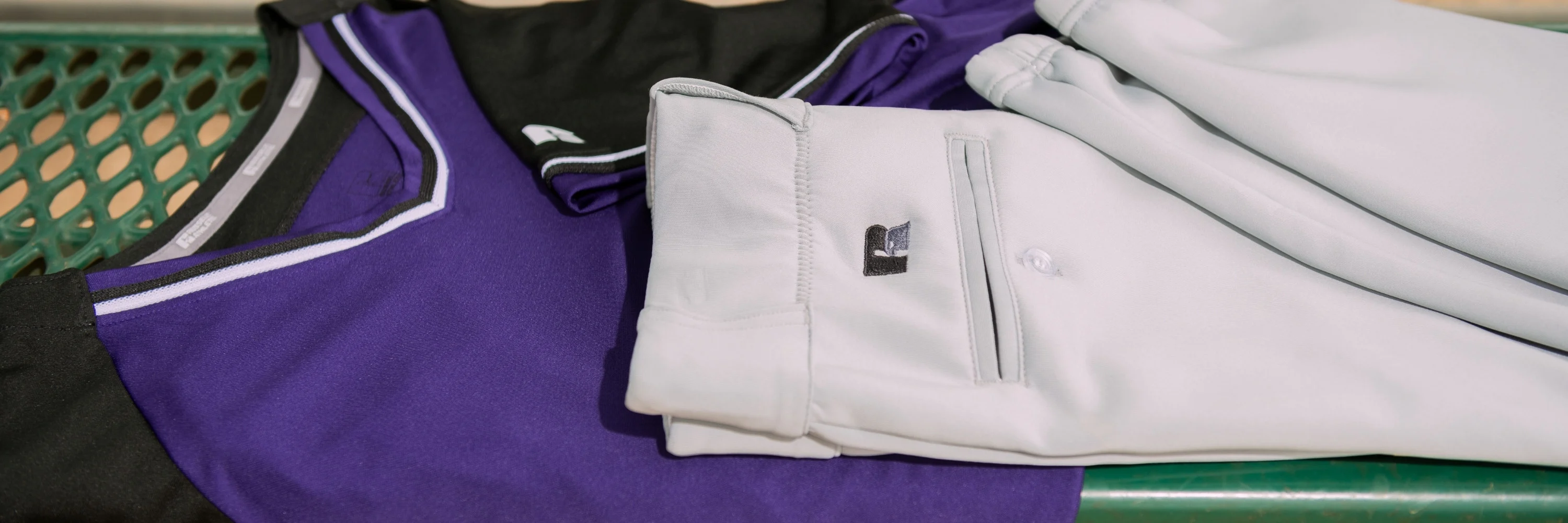 layflat of a softball uniform