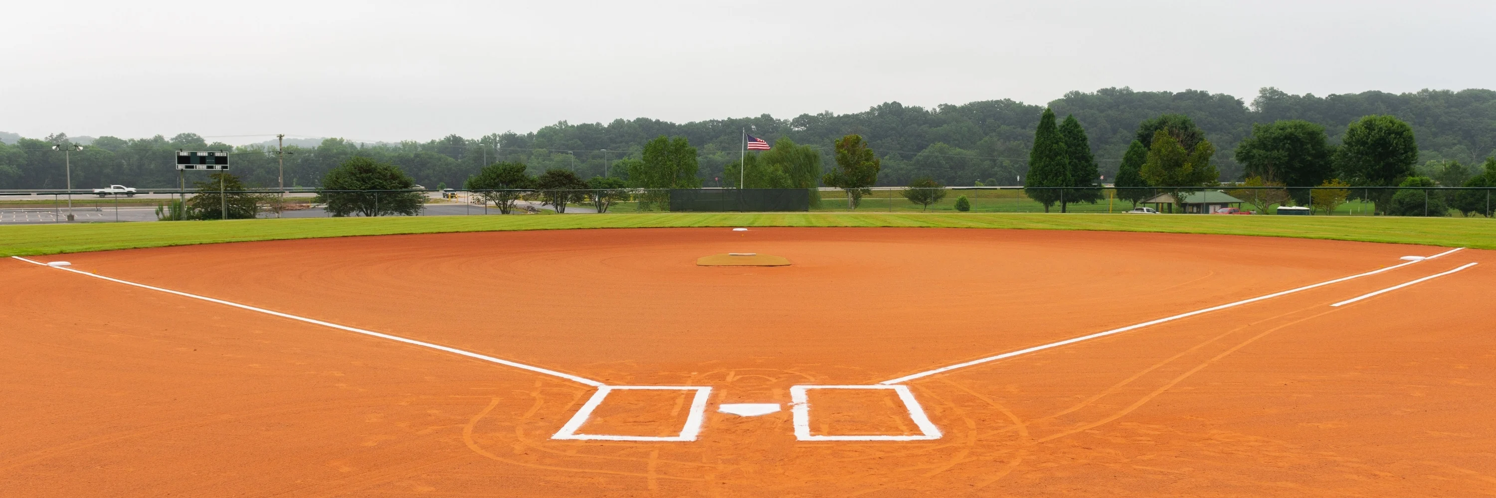 view of baseball field