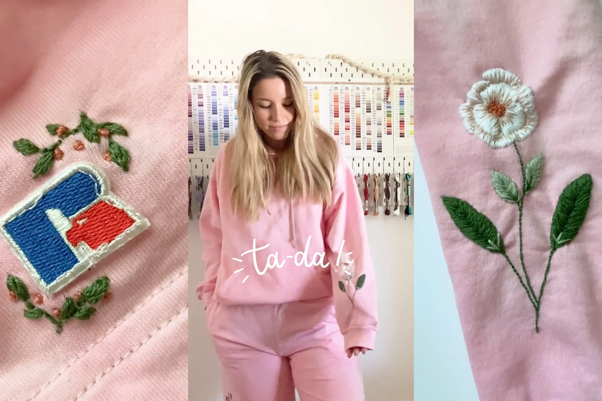 Creative embroidery designs with  Emily June