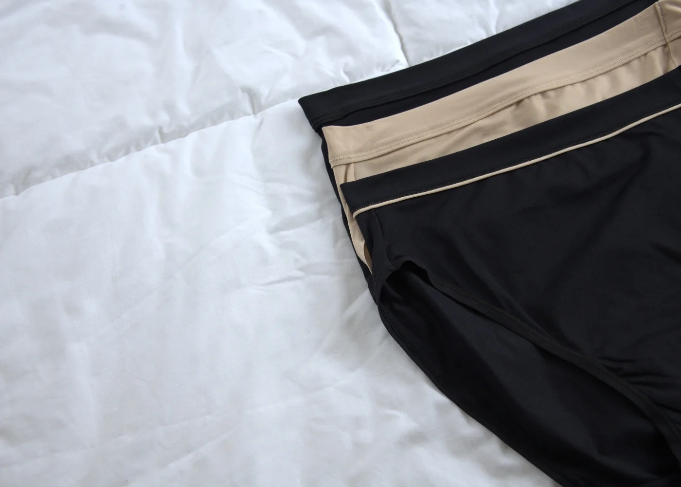 Vanity Fair Lingerie Panty pack lay flat with text overlay Only $20.00 New! Beyond Comfort®  Ultimate Stretch