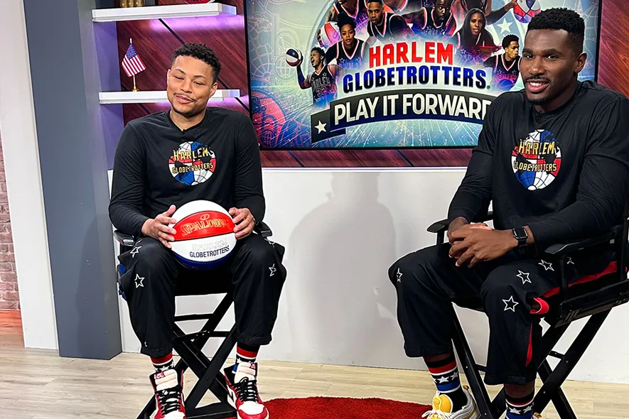 Spalding x Harlem Globetrotters Partnership Announcement
