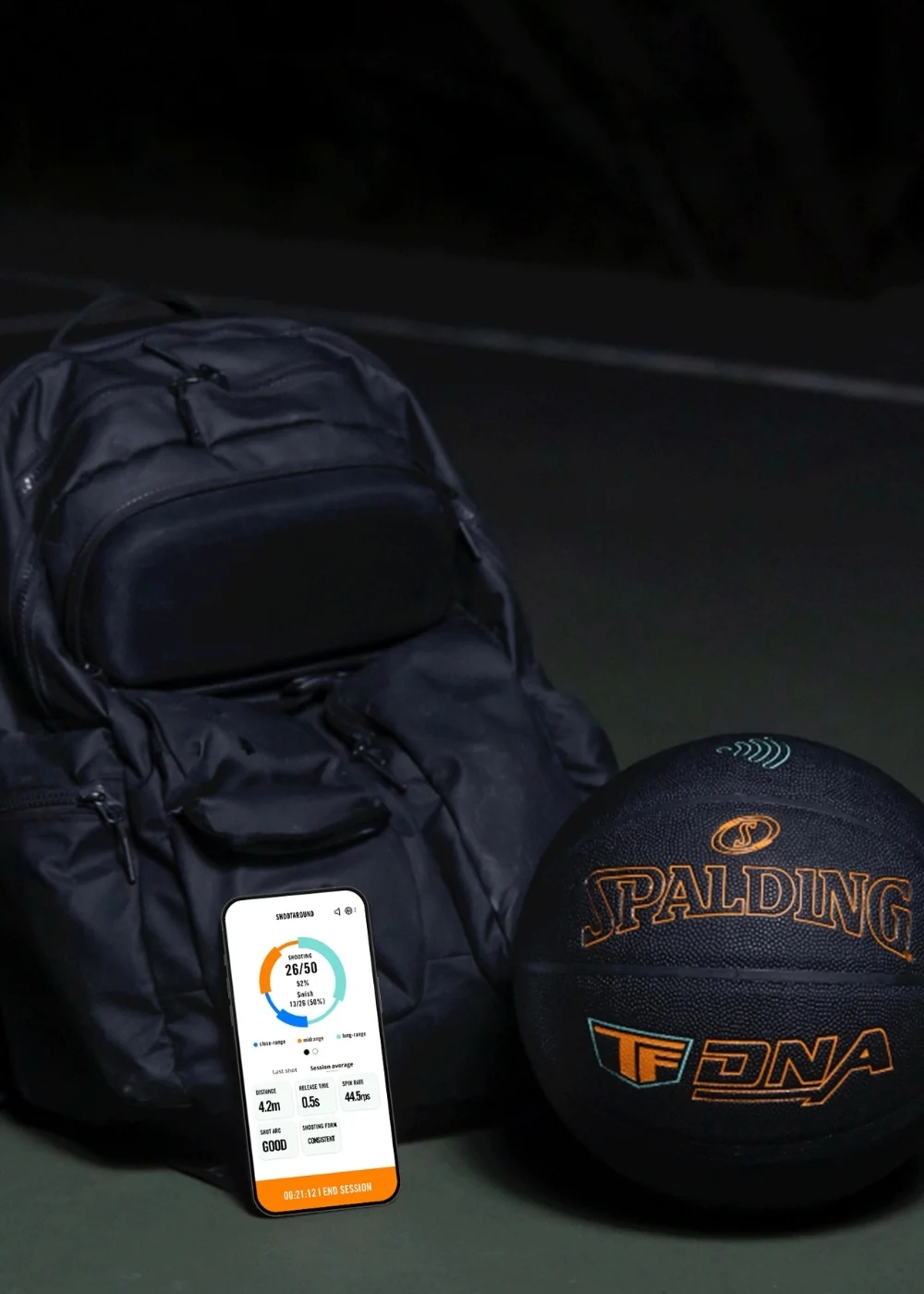 layflat of TF DNA Smart Basketball