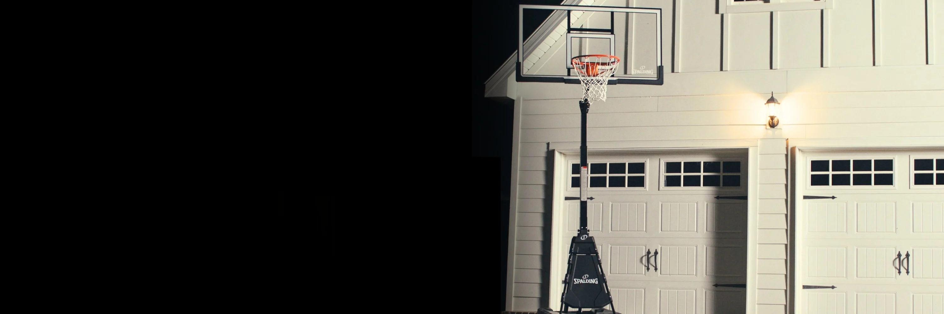 lifestyle image of momentous ease assembly basketball goal