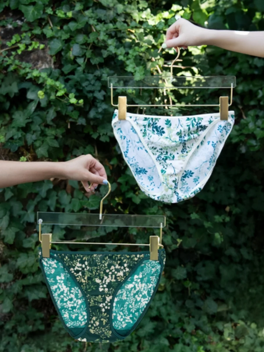 image of new plantopia and green space print illumination string bikinis