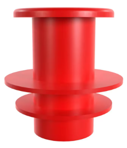 Ribbed Pipe-End Plug