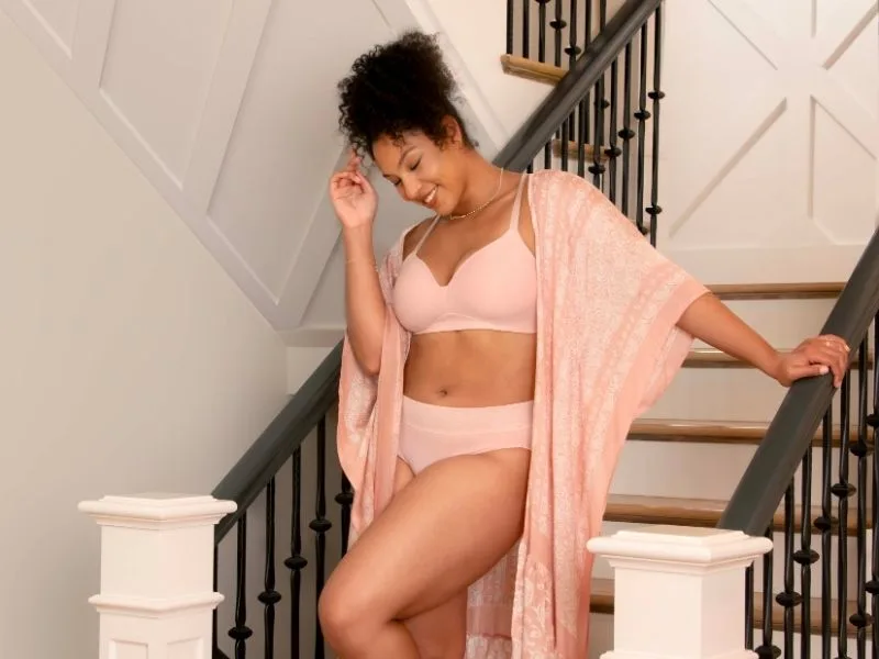 model wearing effortless 