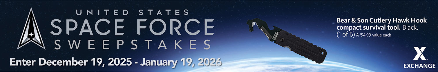 Space Force Birthday Sweepstakes - Bear & Son Hawk Hook Compact Survival Tool