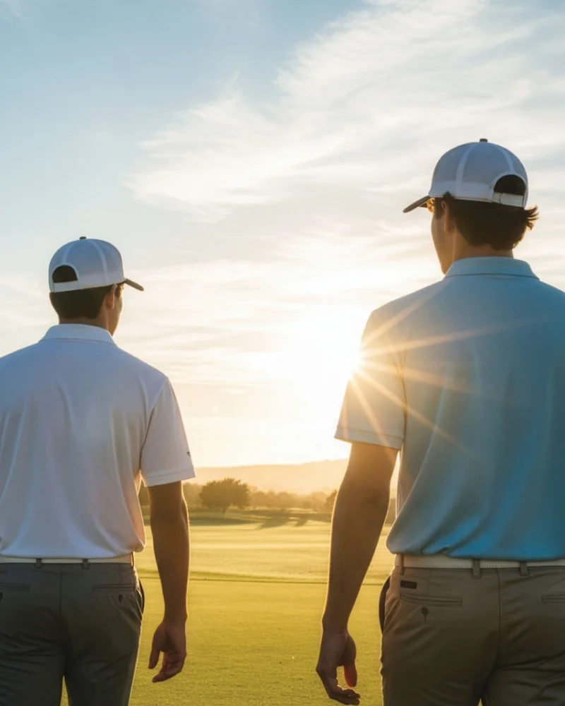 Close-up of a Spalding S300 golf driver head on grass.