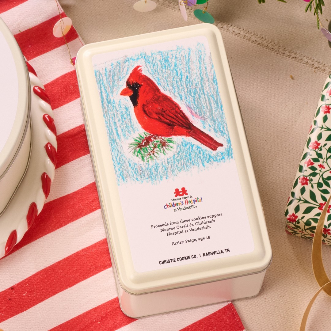 Holiday Cardinal Vanderbilt Tin