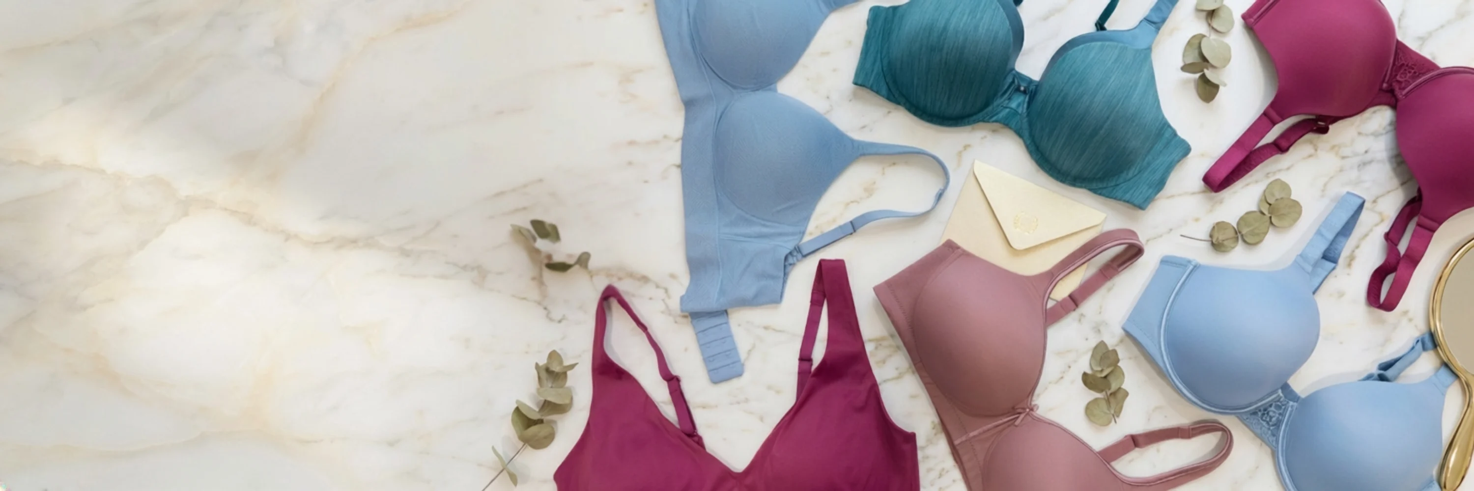Models wearing Vanity Fair Lingerie sheer quartz simple sizing bra.
