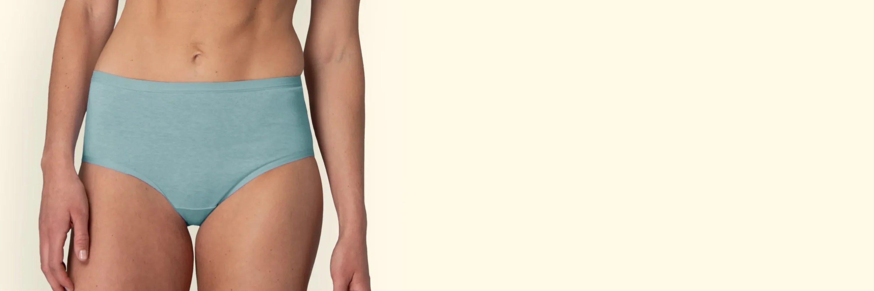 model wearing beyond soft panties 
