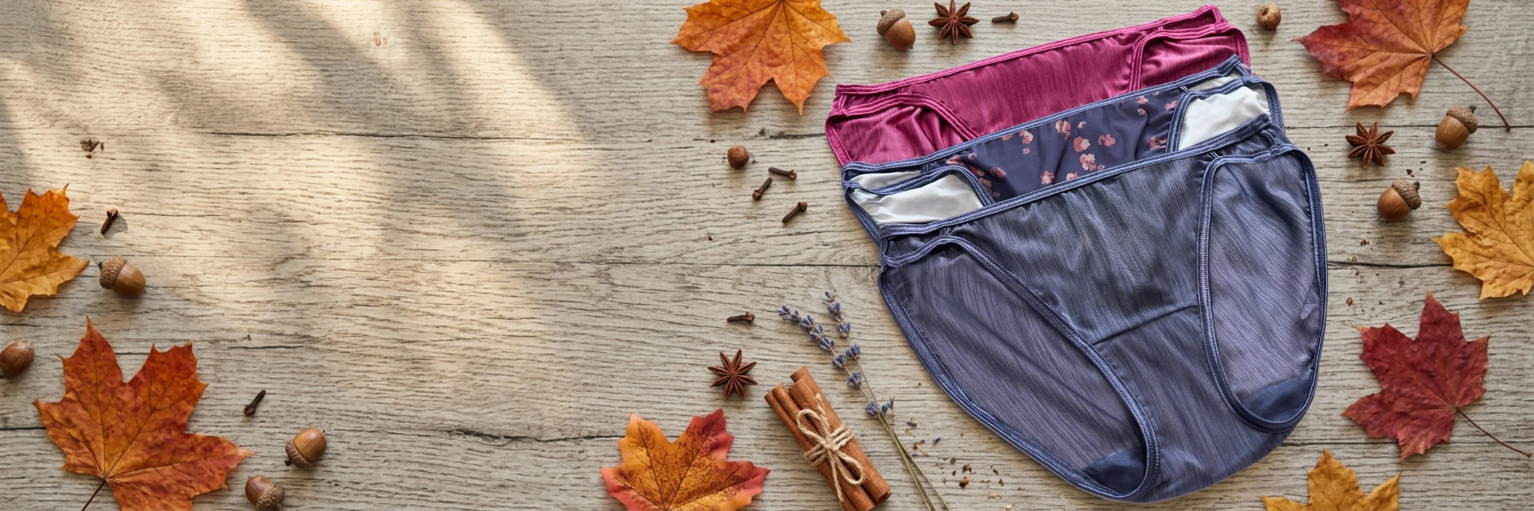 Assorted Vanity Fair panties in solid colors and prints
