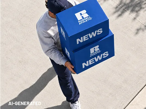 A man introducing the latest news, stories and product updates.