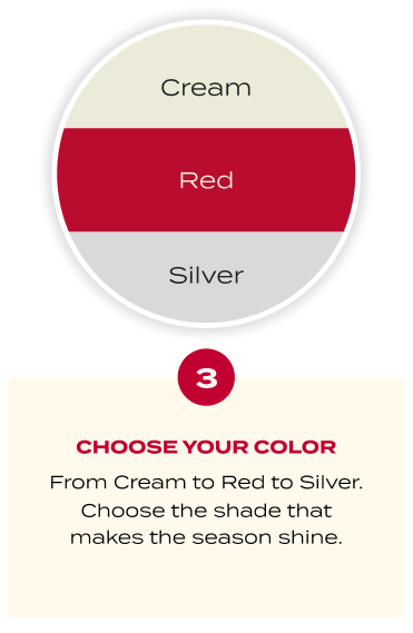 CHOOSE YOUR Color-step 3