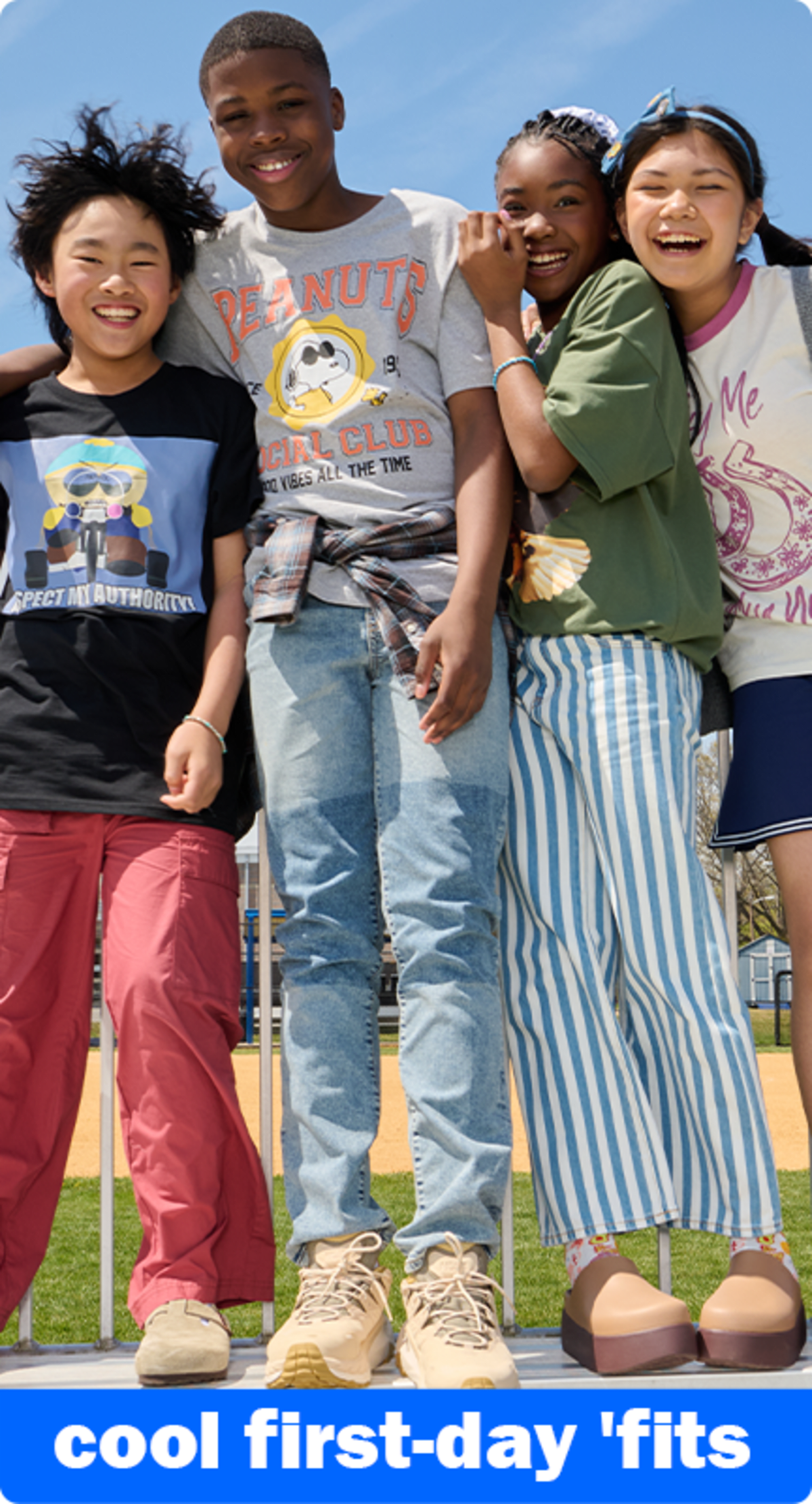 Cool first-day 'fits