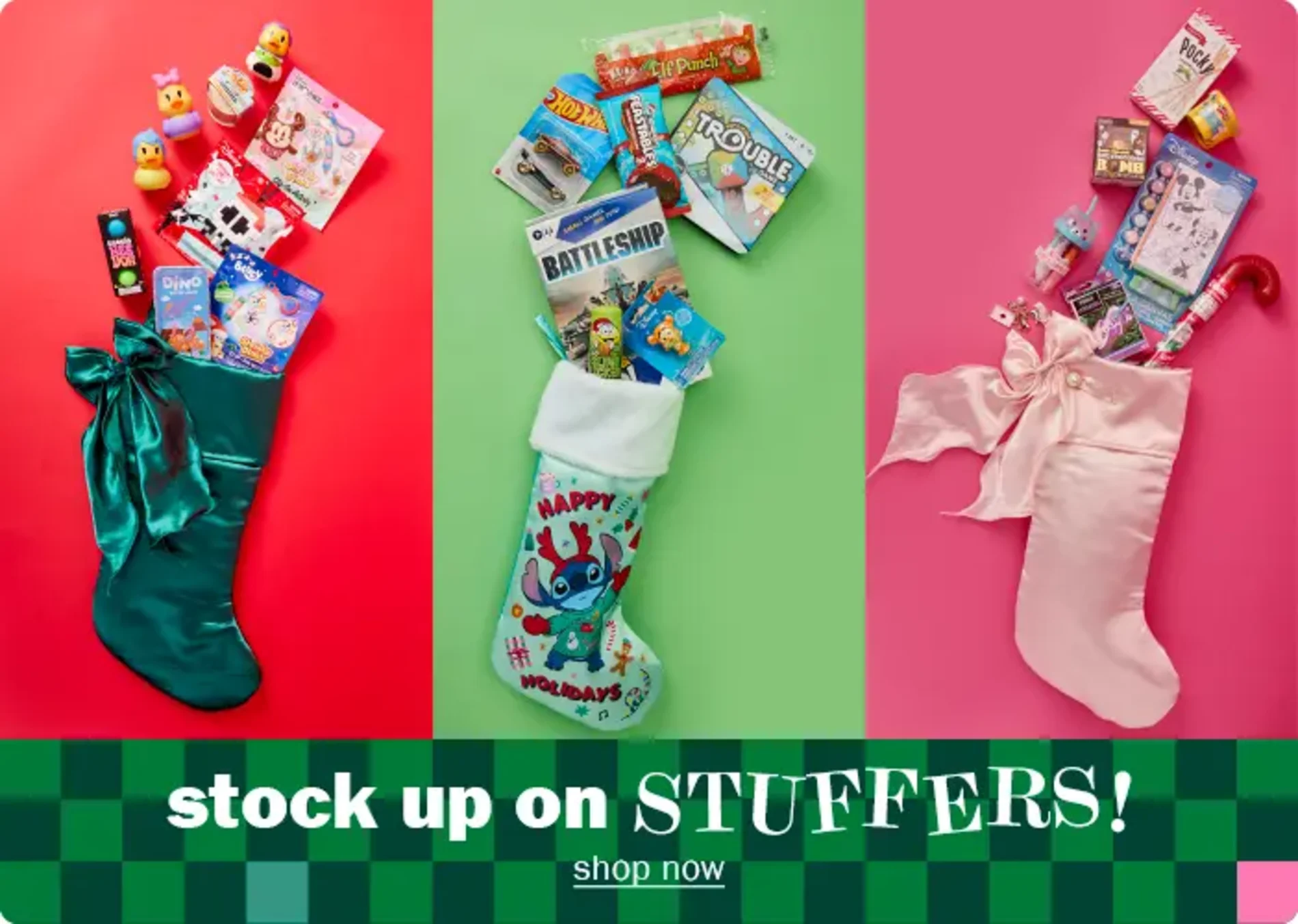 Stock up on STUFFERS! Shop now