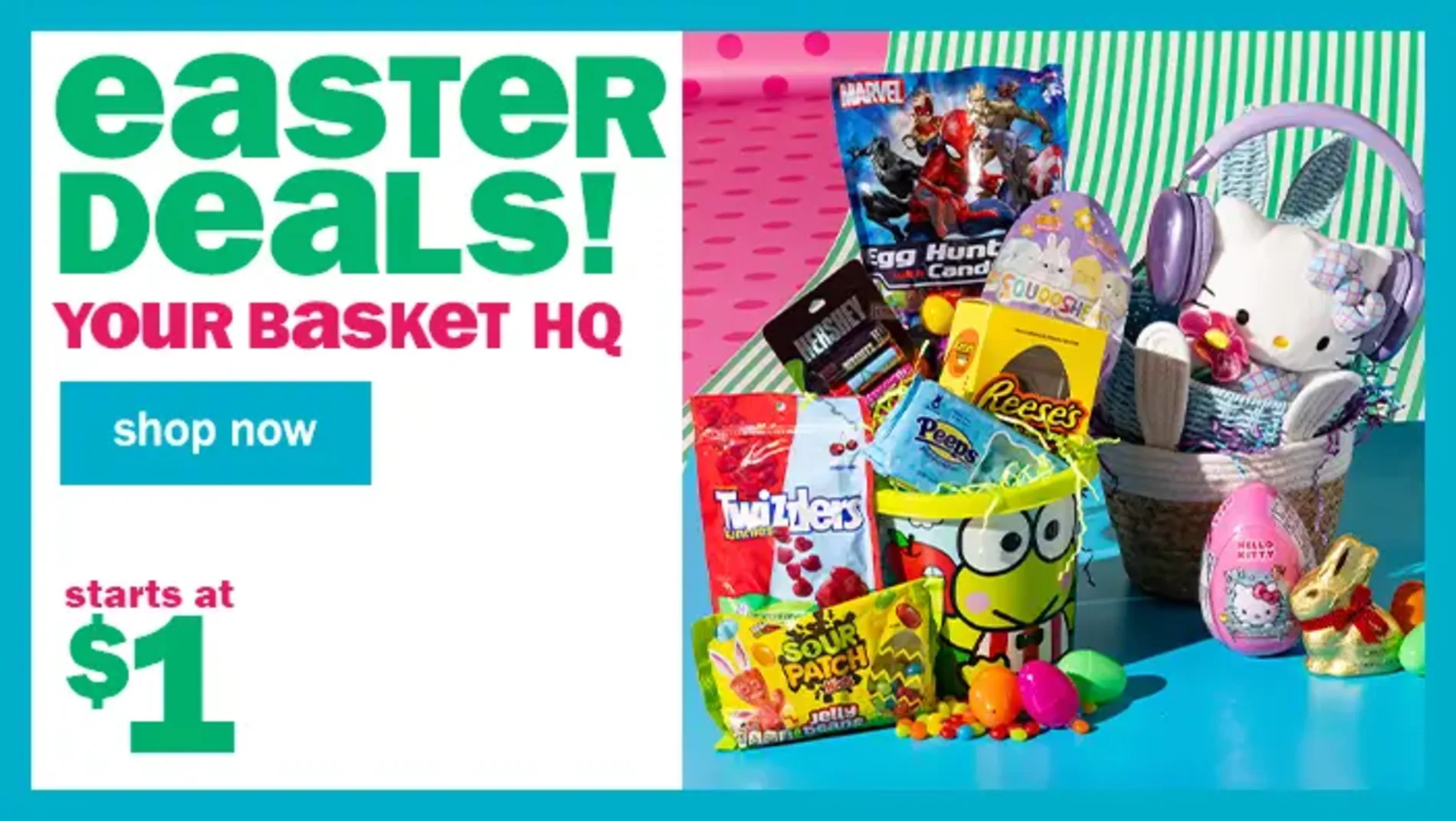 Easter Deals! Your Basket HQ. Shop Now. Starts at $1