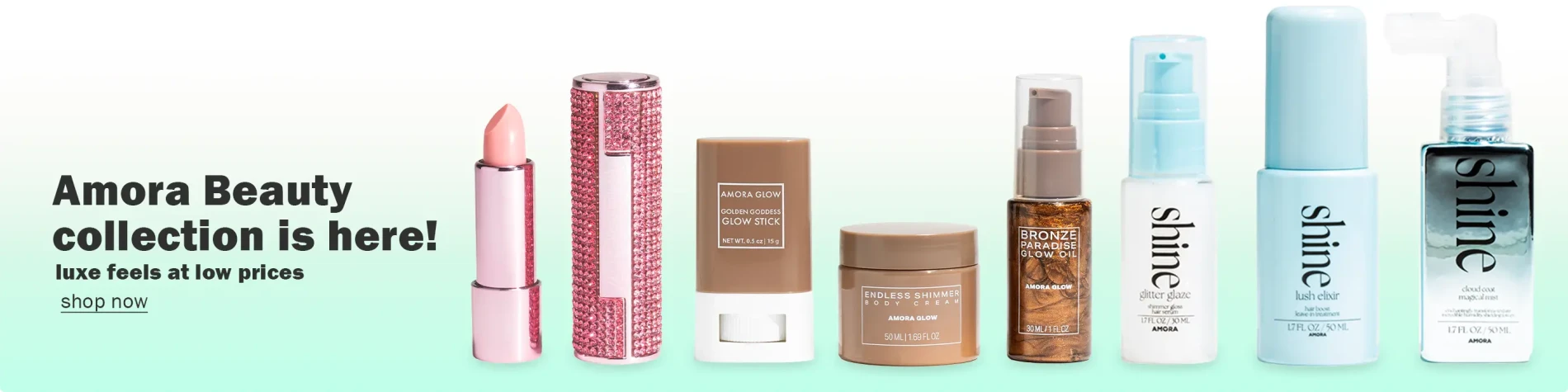 Amora Beauty Collection is Here! Luxe Feels at Low Prices.