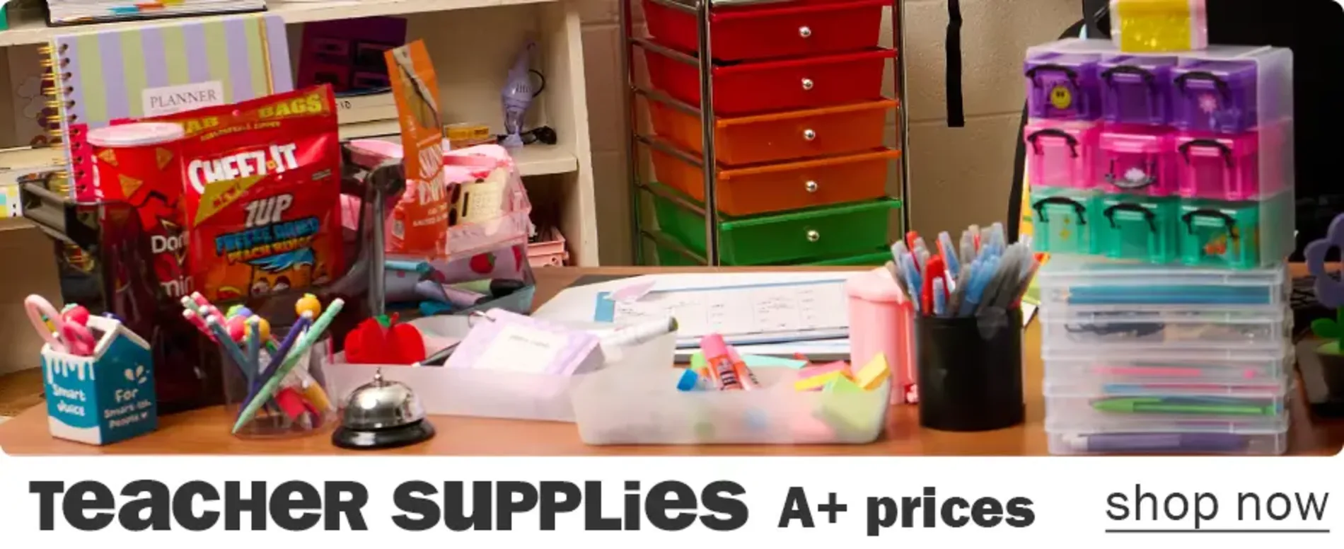 Teacher supplies, A+ prices. Shop now.