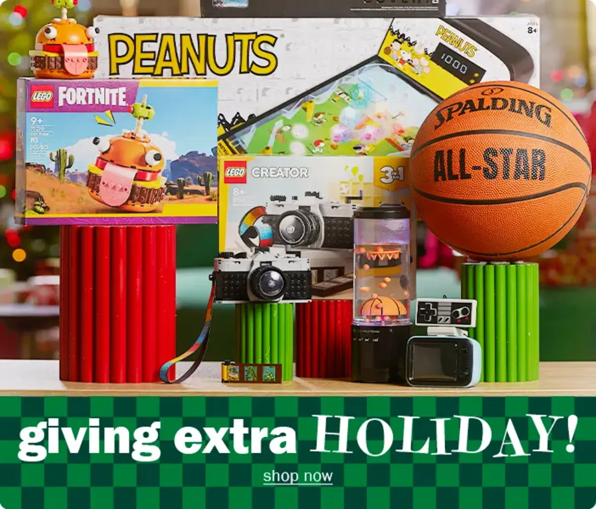 Giving extra Holiday! Shop now