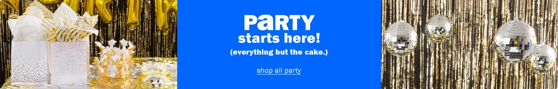 Party Starts Here! (Everything but the cake.) Shop All Party