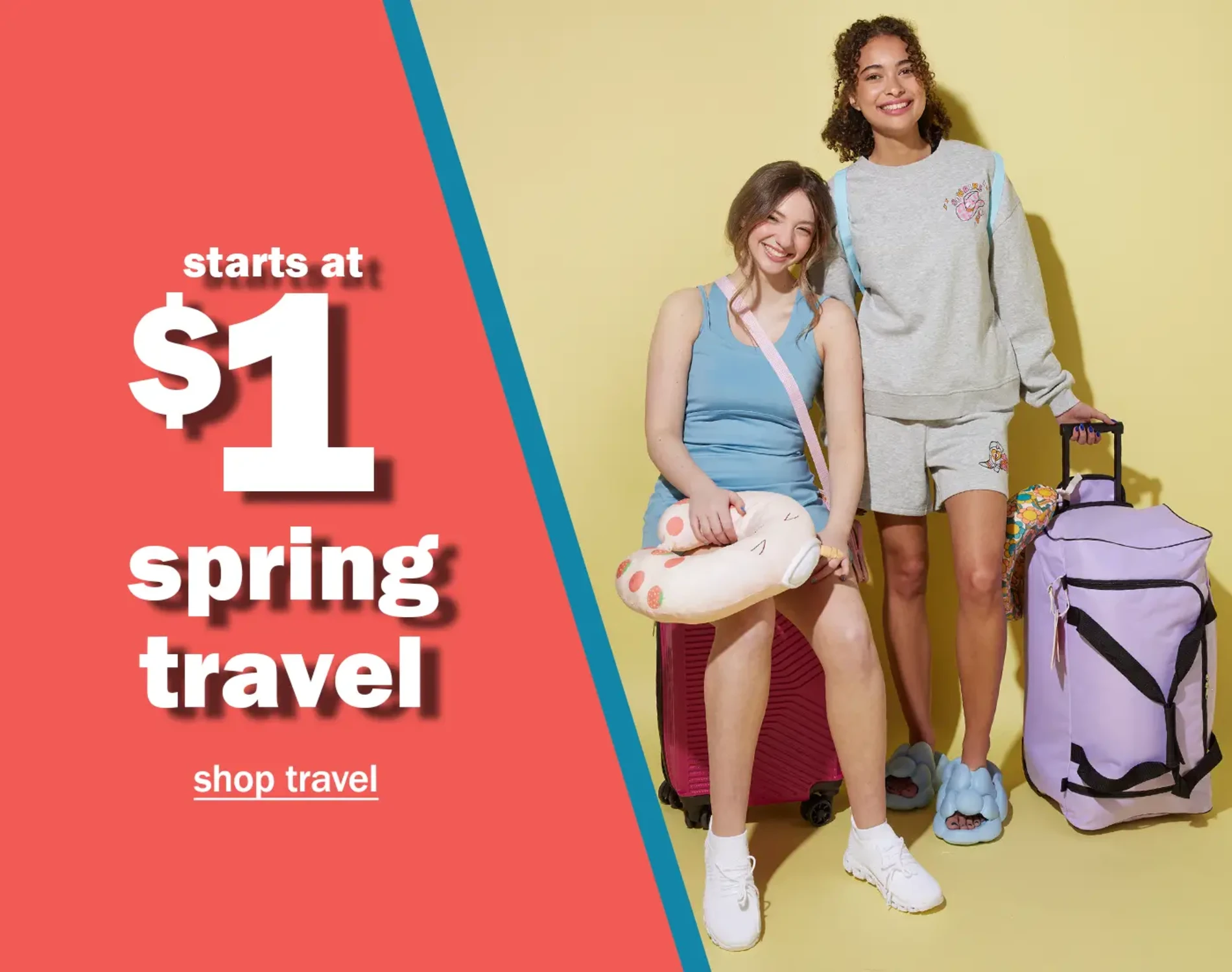 Starts at $1 Spring Travel. Shop Travel