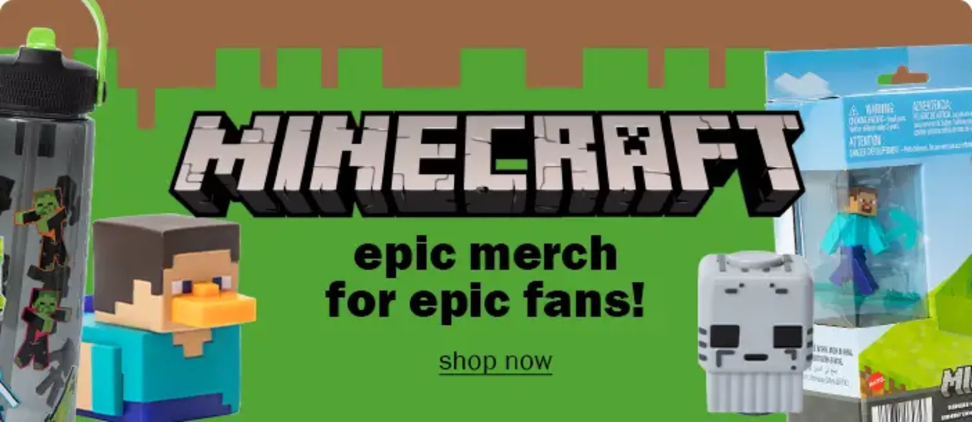 Minecraft - Epic Merch for Epic Fans - Shop Now!