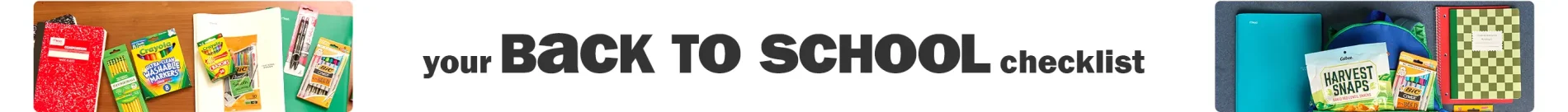 Your back to school checklist